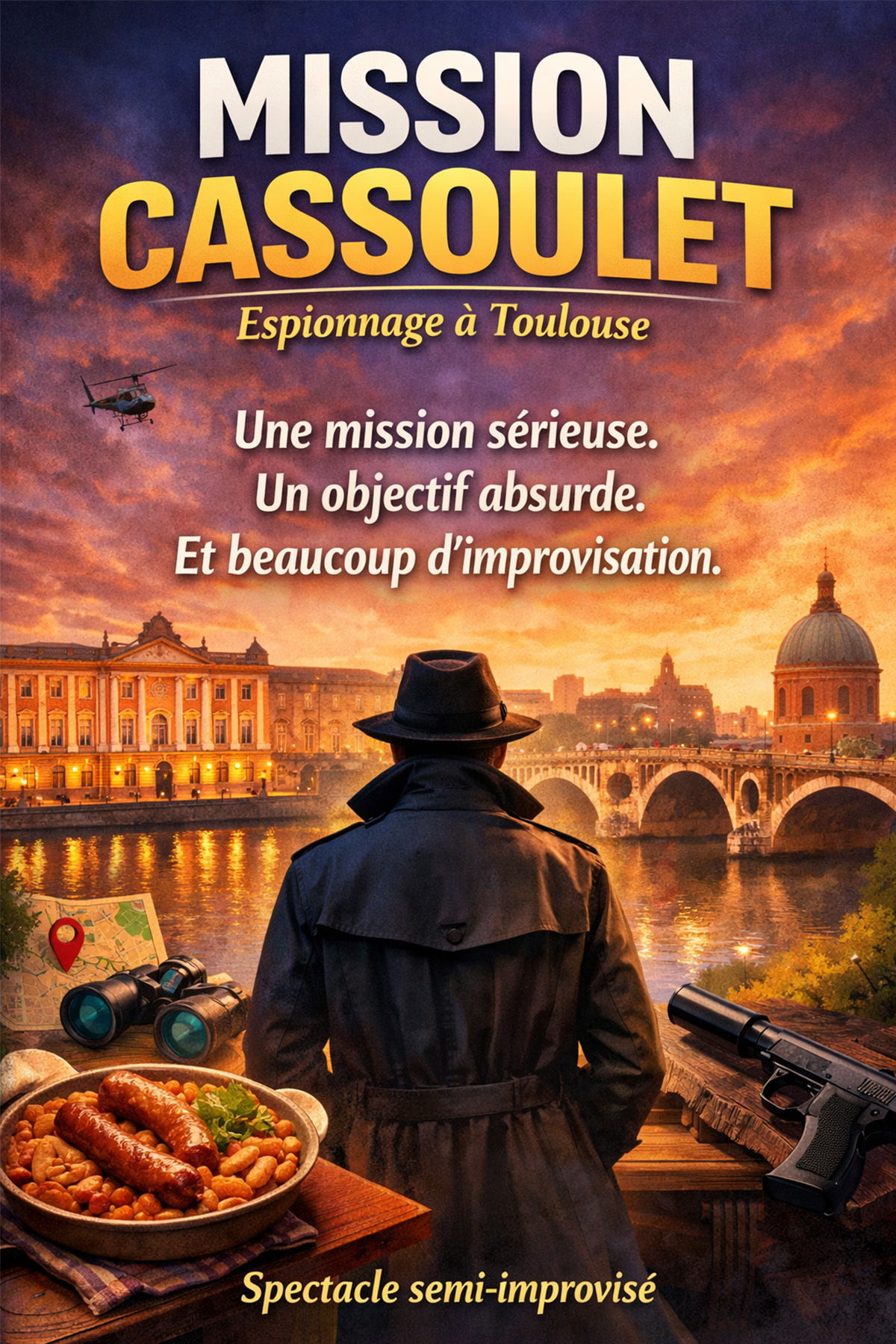 La Mission Cassoulet, espionnage à Toulouse